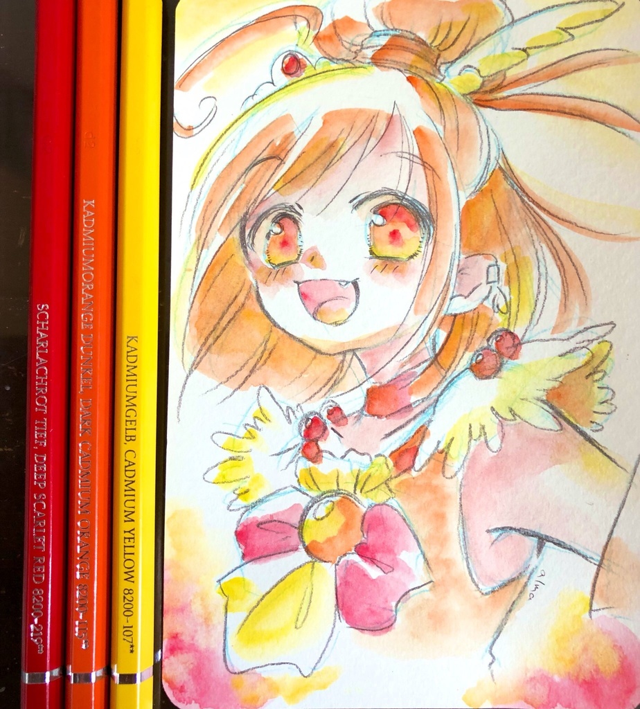 ハガキサイズ原画①~⑥(全18枚)