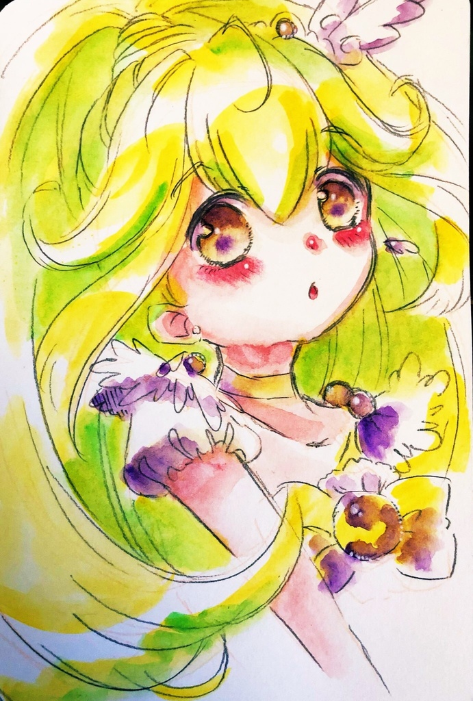 ハガキサイズ原画①~⑥(全18枚)