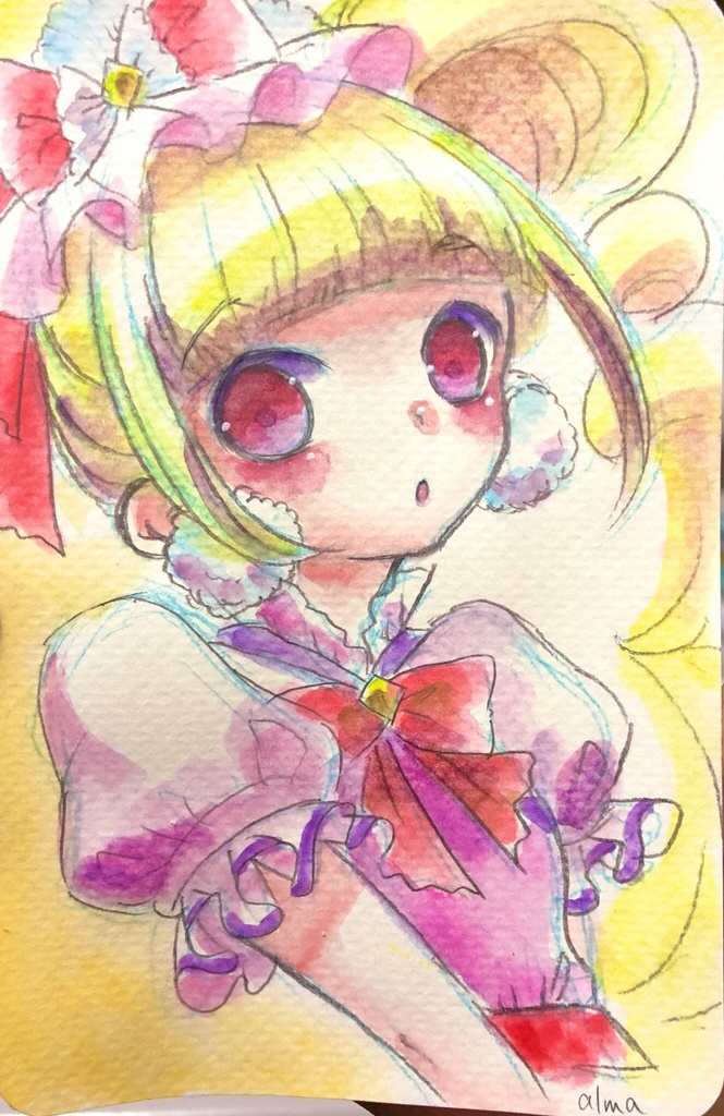 ハガキサイズ原画⑦~⑫(全18枚)