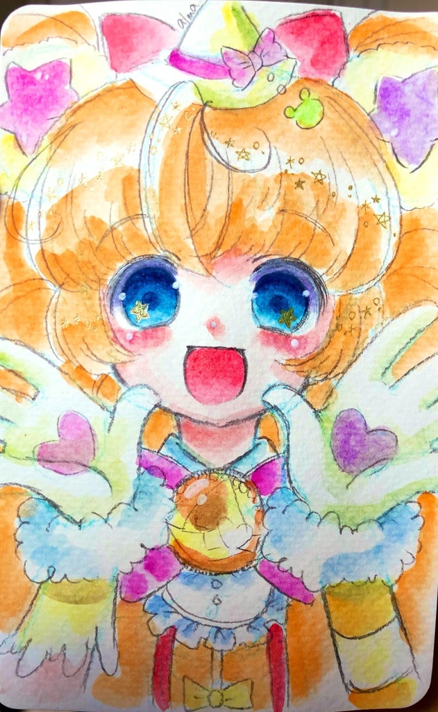 ハガキサイズ原画⑬~⑱(全18枚)