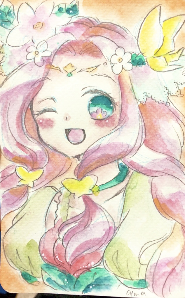 ハガキサイズ原画⑬~⑱(全18枚)