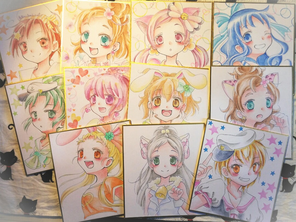受注制作ミニ色紙