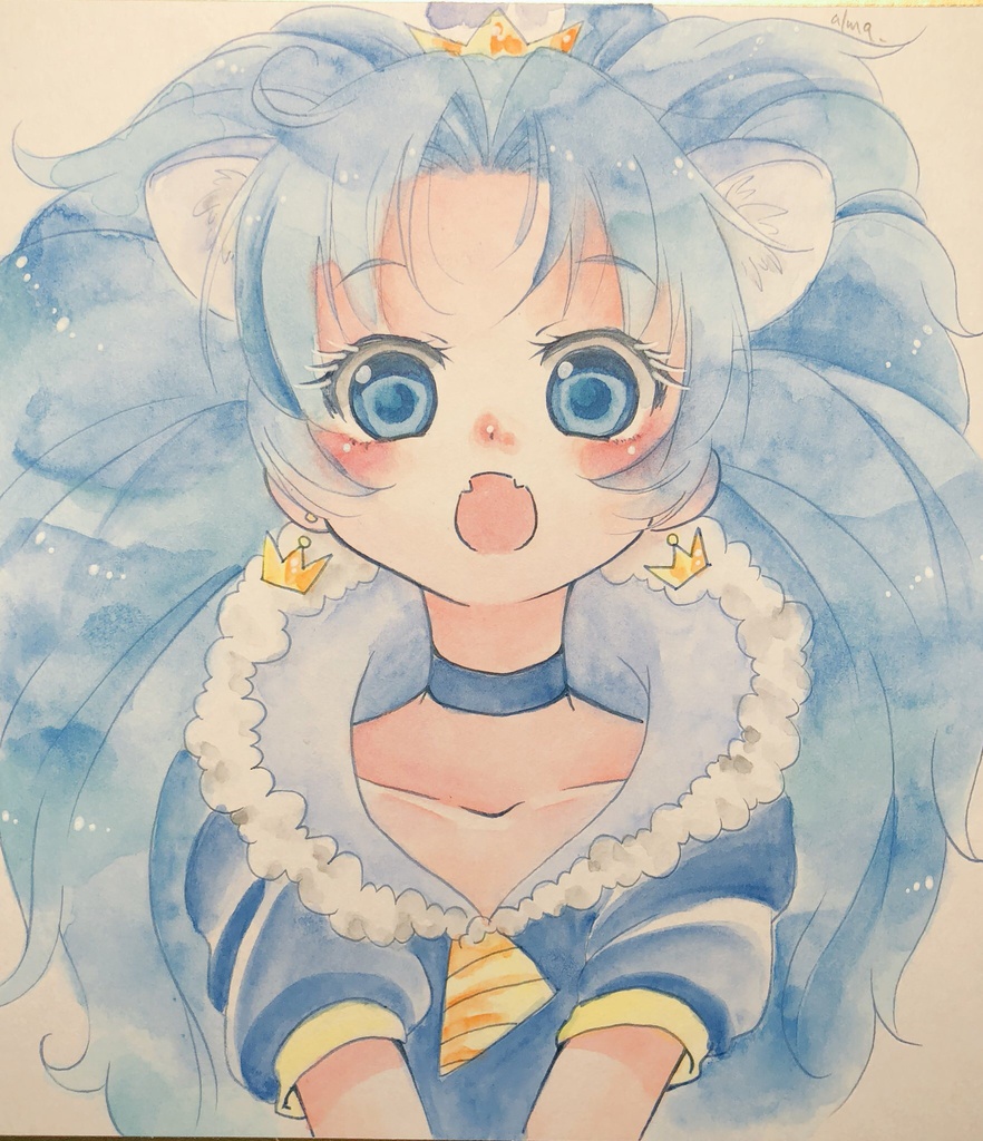 【原画】ミニ色紙