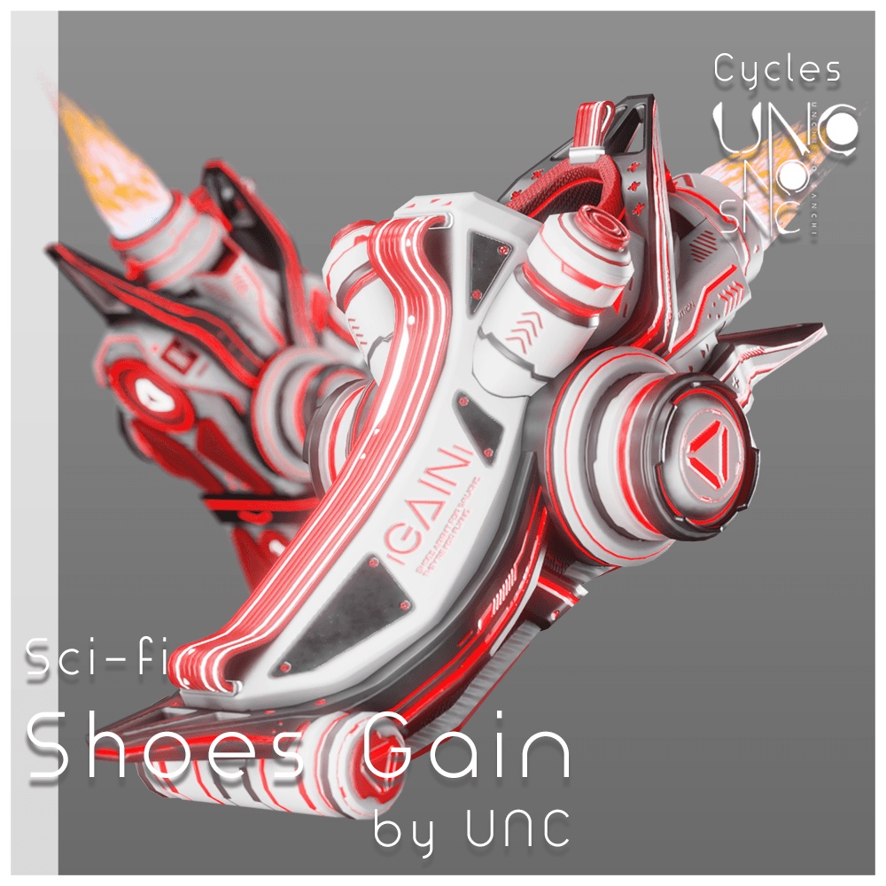 3Dモデル「Gain v2.0」カラバリ7色有り