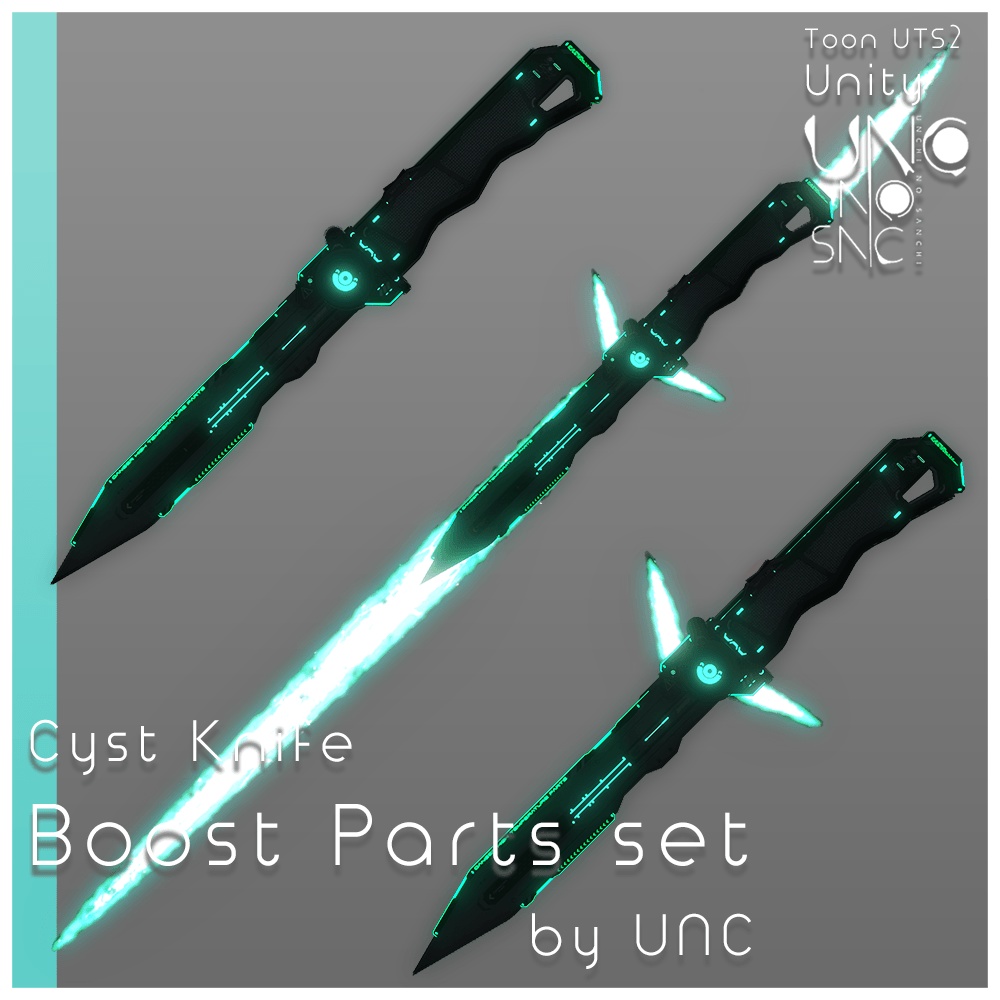 3Dモデル「Cyst Boost Parts set」カラバリ12色あり