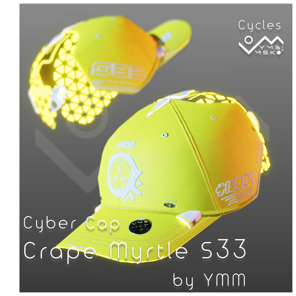 3Dモデル「CrapeMyrtle S33 v2.0」カラバリ20色有り