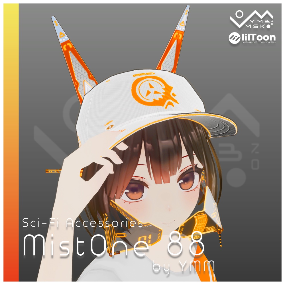 3Dモデル「MistOne 88」PB対応 カラバリ5色有