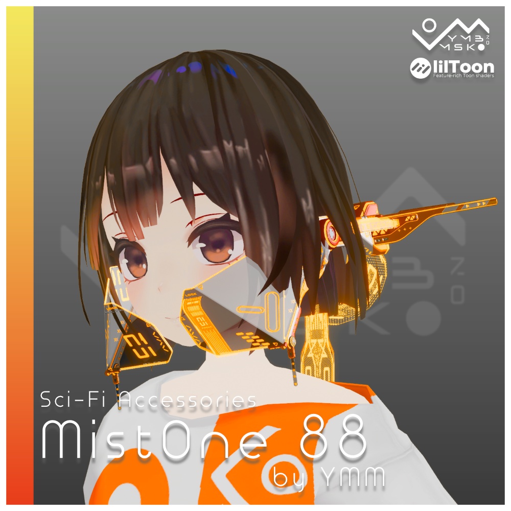 3Dモデル「MistOne 88」PB対応 カラバリ5色有