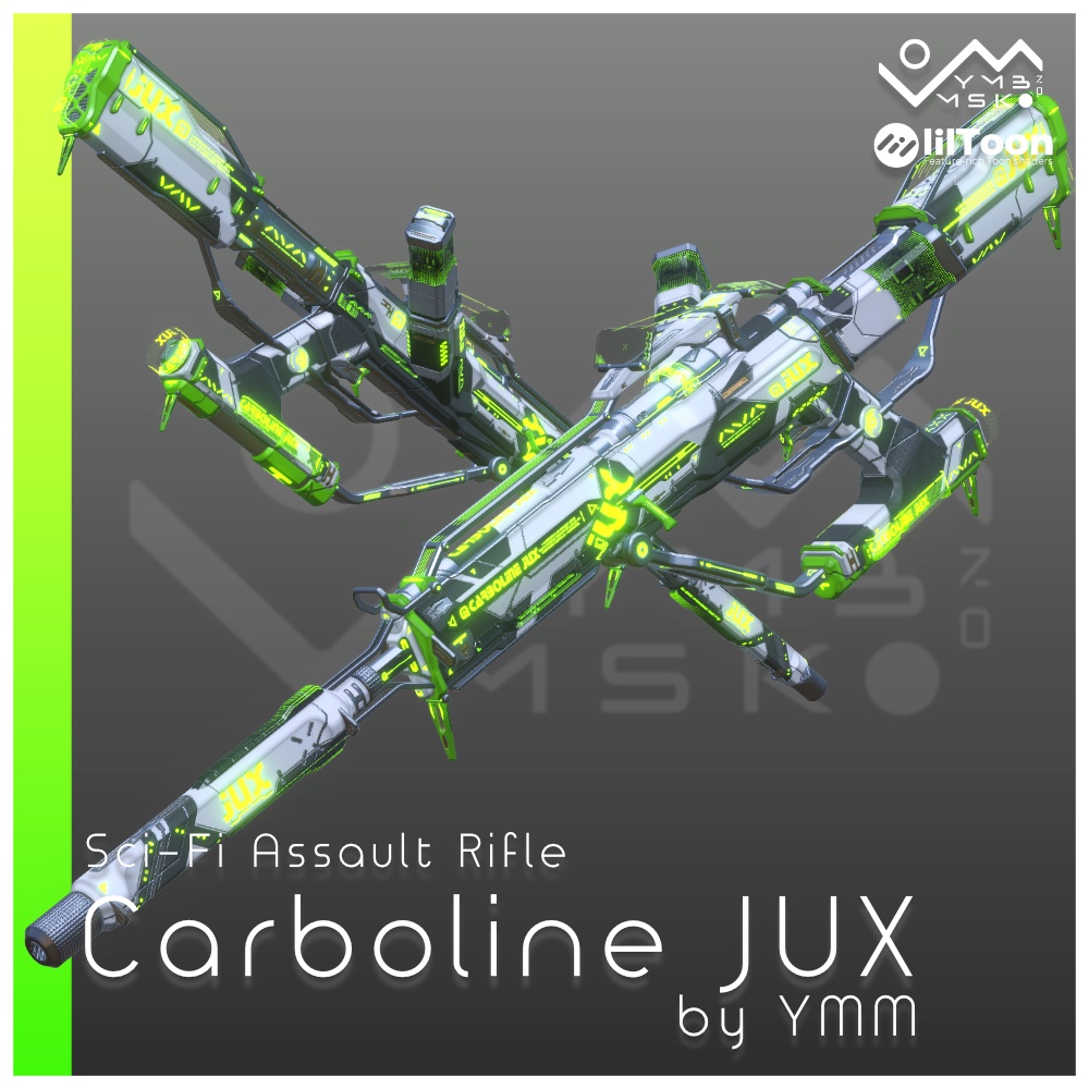 3Dモデル「Carboline JUX v2.0」PB対応 カラバリ24色有