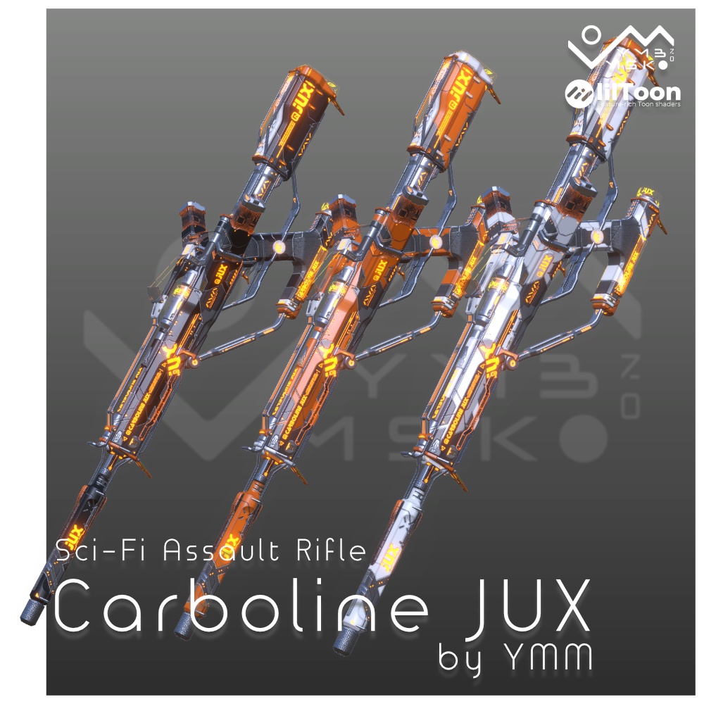 3Dモデル「Carboline JUX v2.0」PB対応 カラバリ24色有