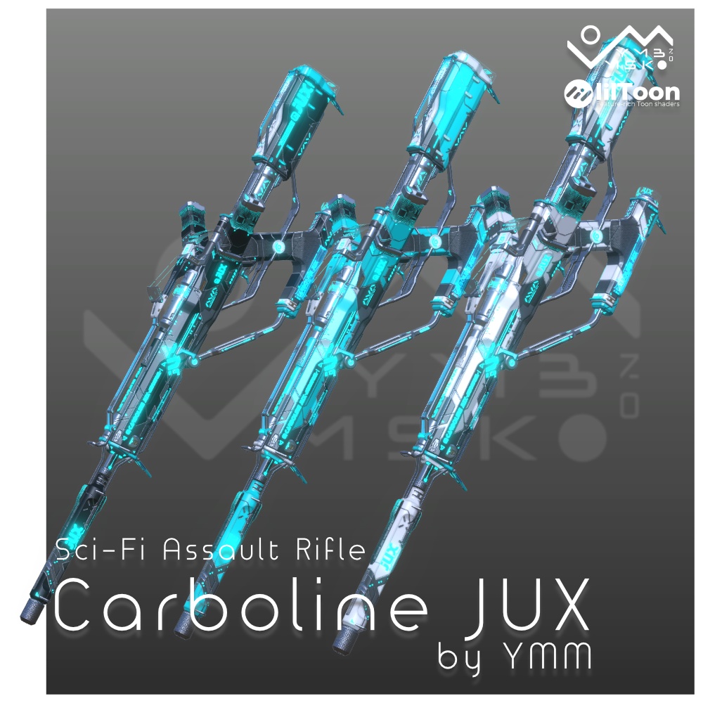 3Dモデル「Carboline JUX v2.0」PB対応 カラバリ24色有