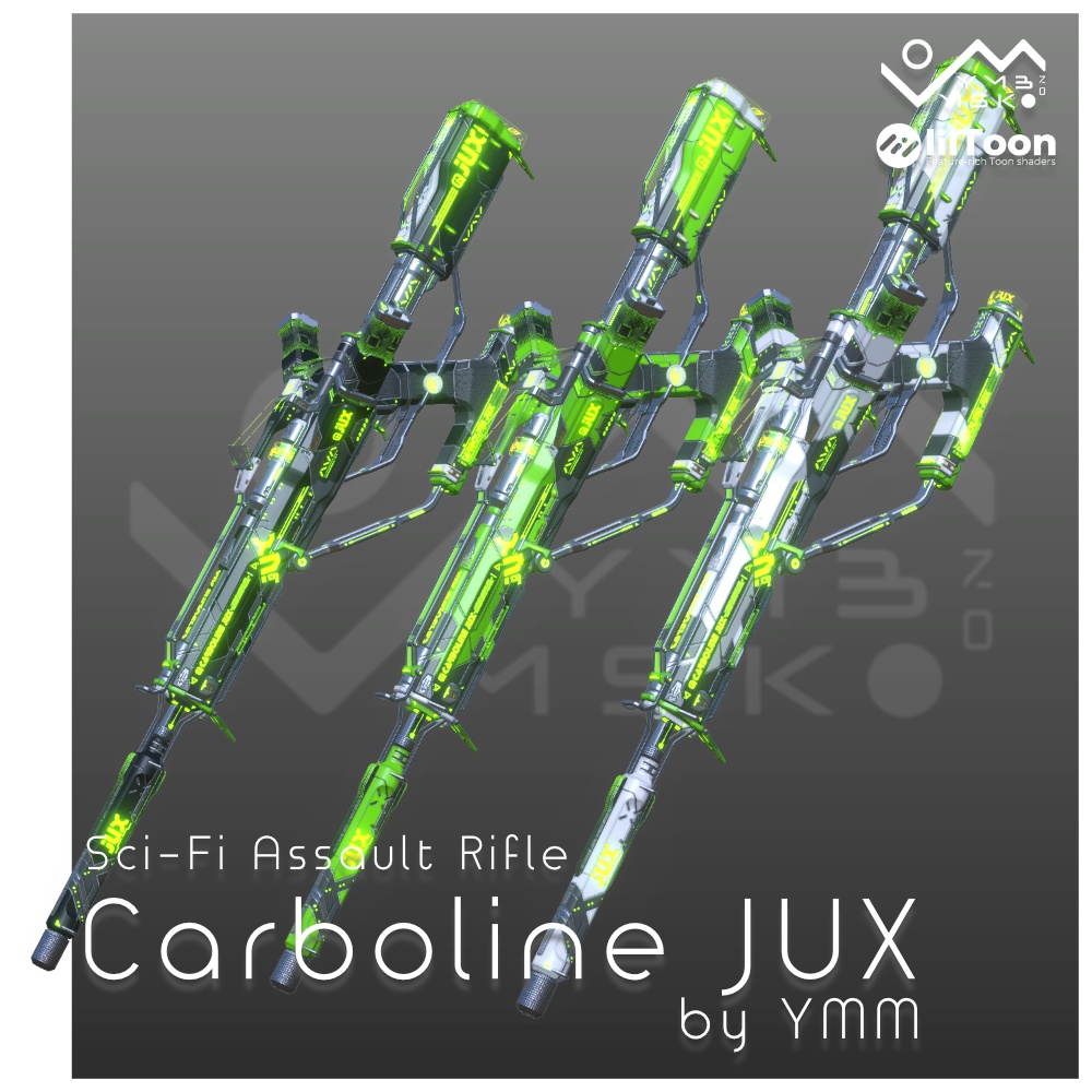 3Dモデル「Carboline JUX v2.0」PB対応 カラバリ24色有