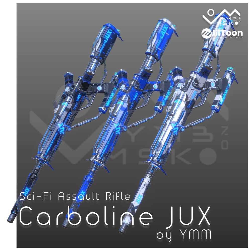 3Dモデル「Carboline JUX v2.0」PB対応 カラバリ24色有
