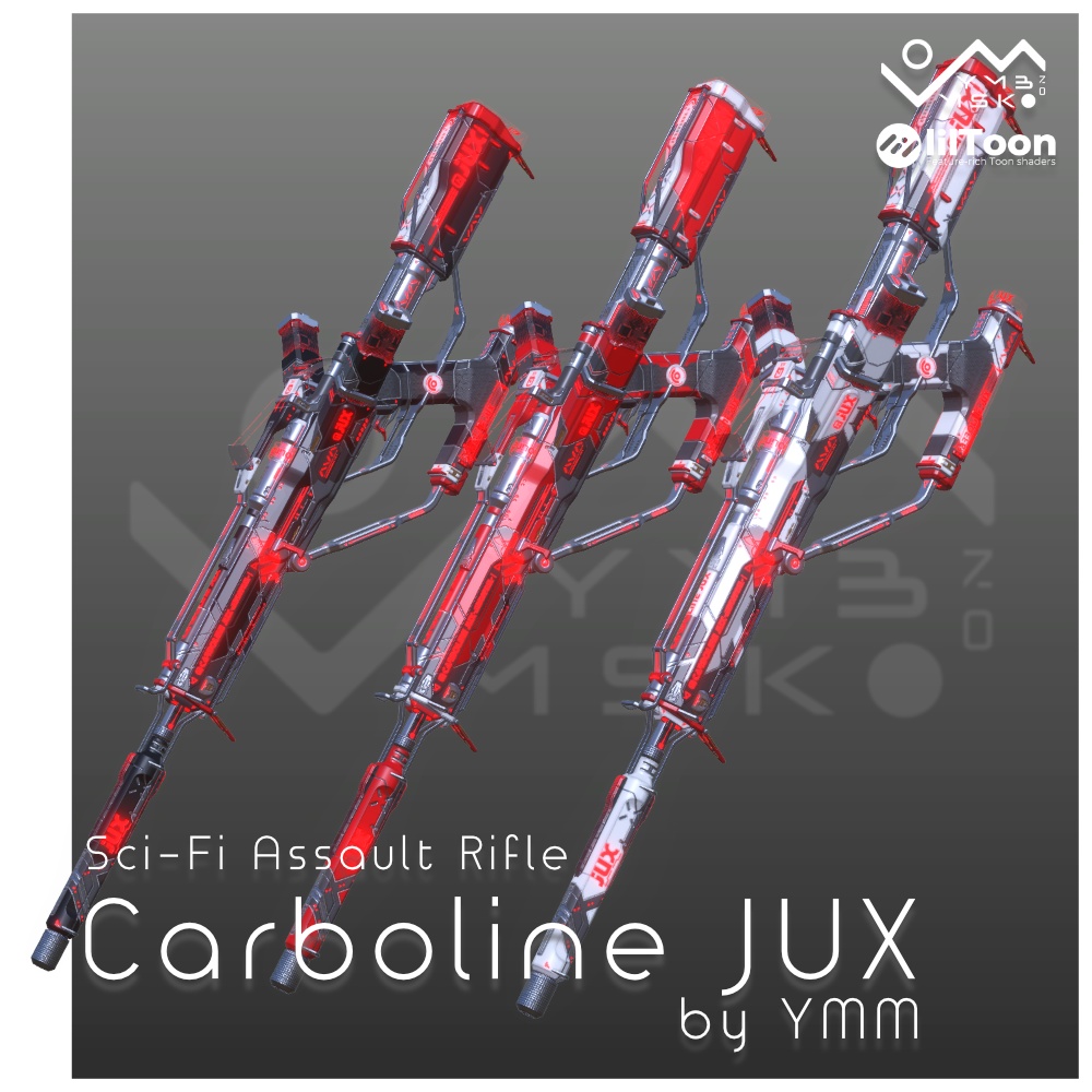 3Dモデル「Carboline JUX v2.0」PB対応 カラバリ24色有