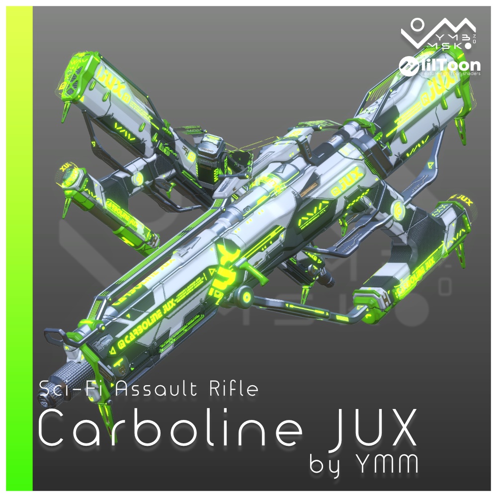 3Dモデル「Carboline JUX v2.0」PB対応 カラバリ24色有