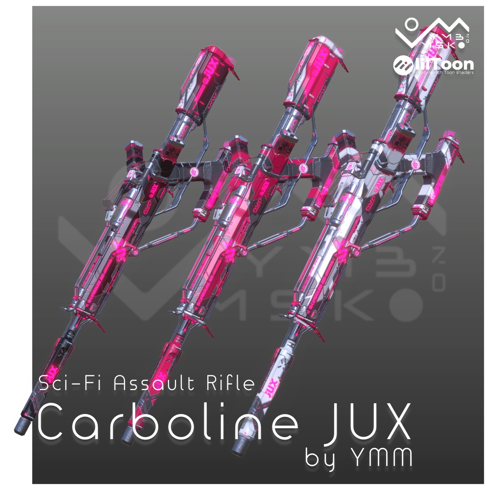 3Dモデル「Carboline JUX v2.0」PB対応 カラバリ24色有