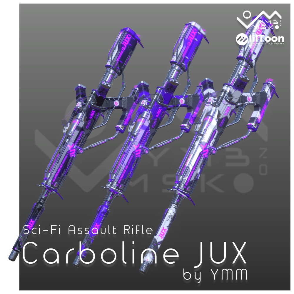 3Dモデル「Carboline JUX v2.0」PB対応 カラバリ24色有
