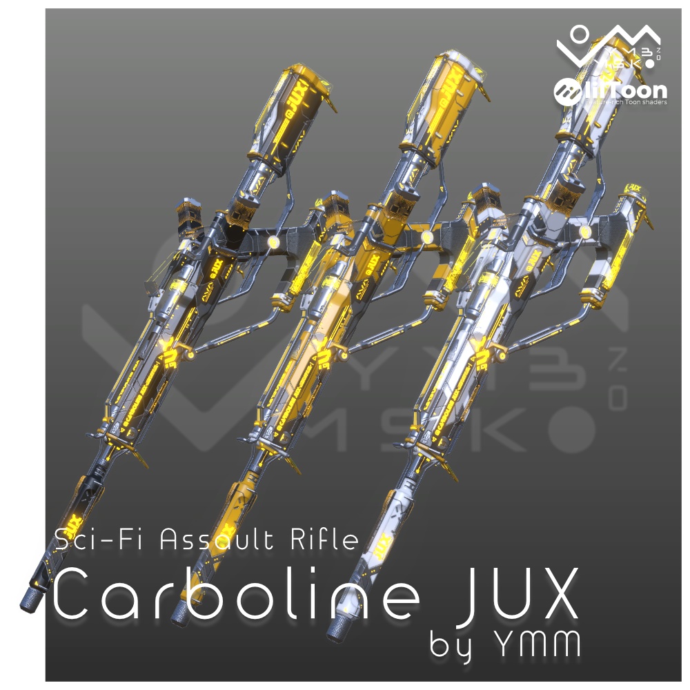 3Dモデル「Carboline JUX v2.0」PB対応 カラバリ24色有