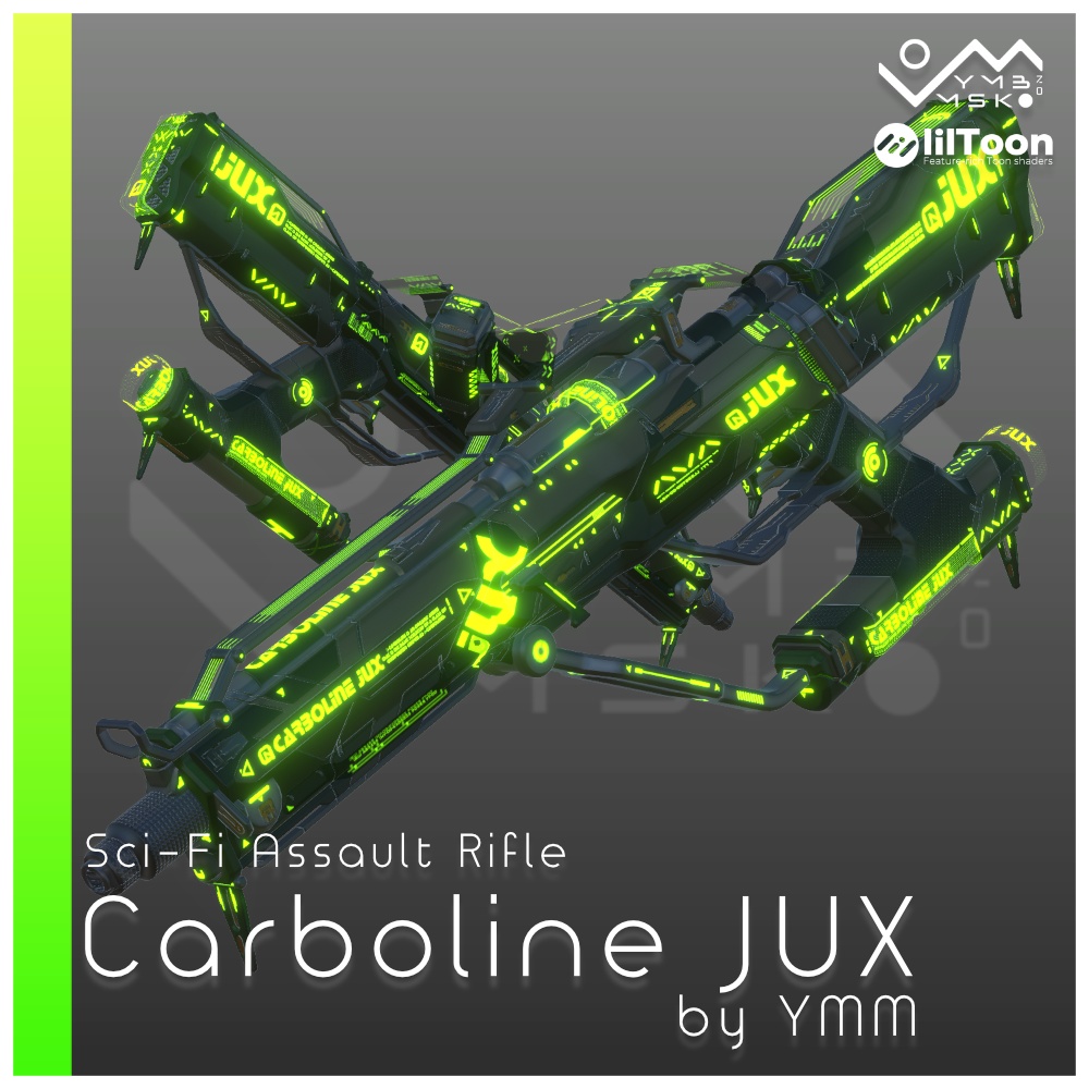 3Dモデル「Carboline JUX v2.0」PB対応 カラバリ24色有