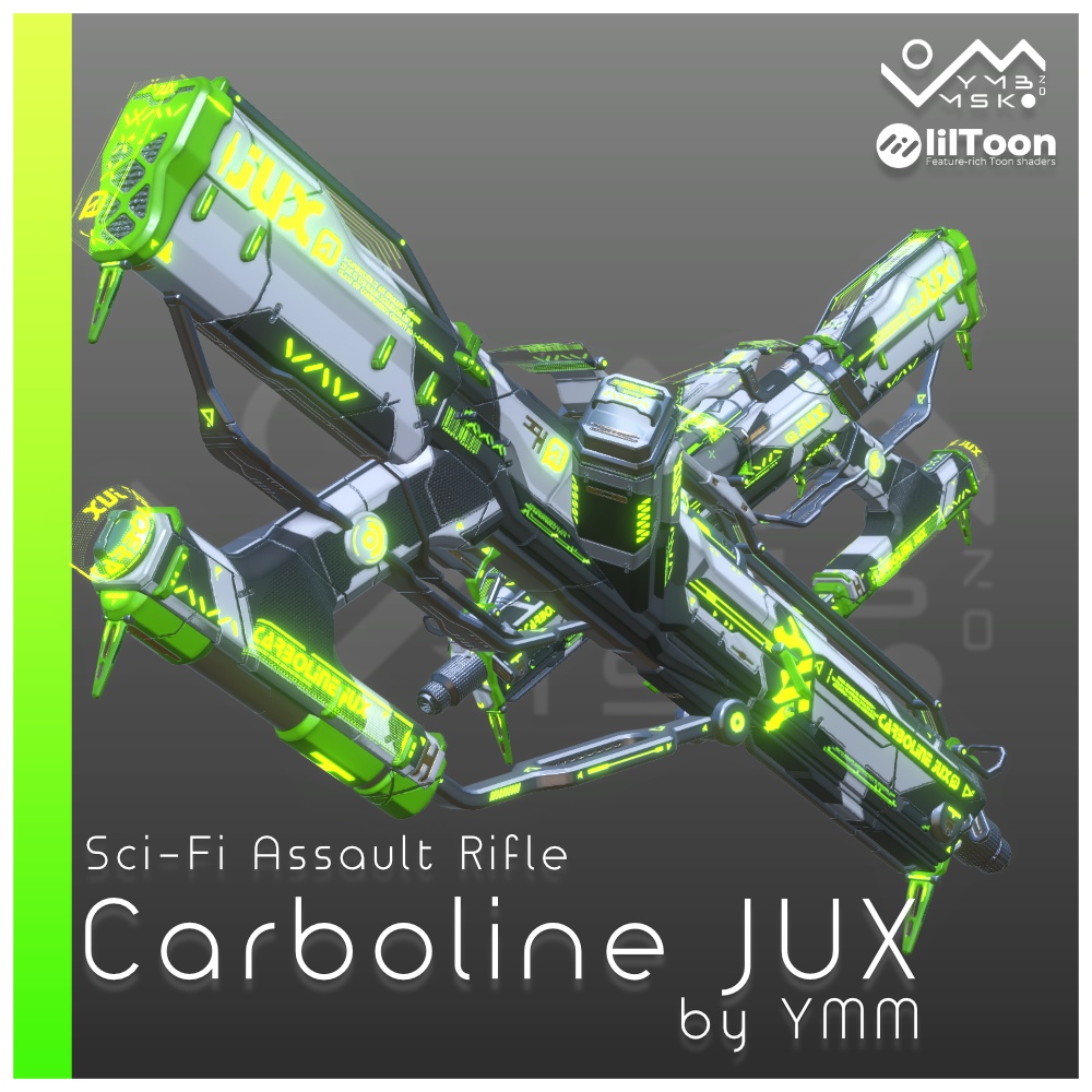 3Dモデル「Carboline JUX v2.0」PB対応 カラバリ24色有