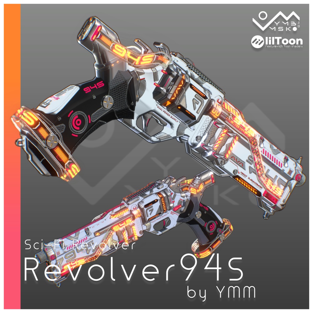 3Dモデル「Revolver94S v2.0」カラバリ有