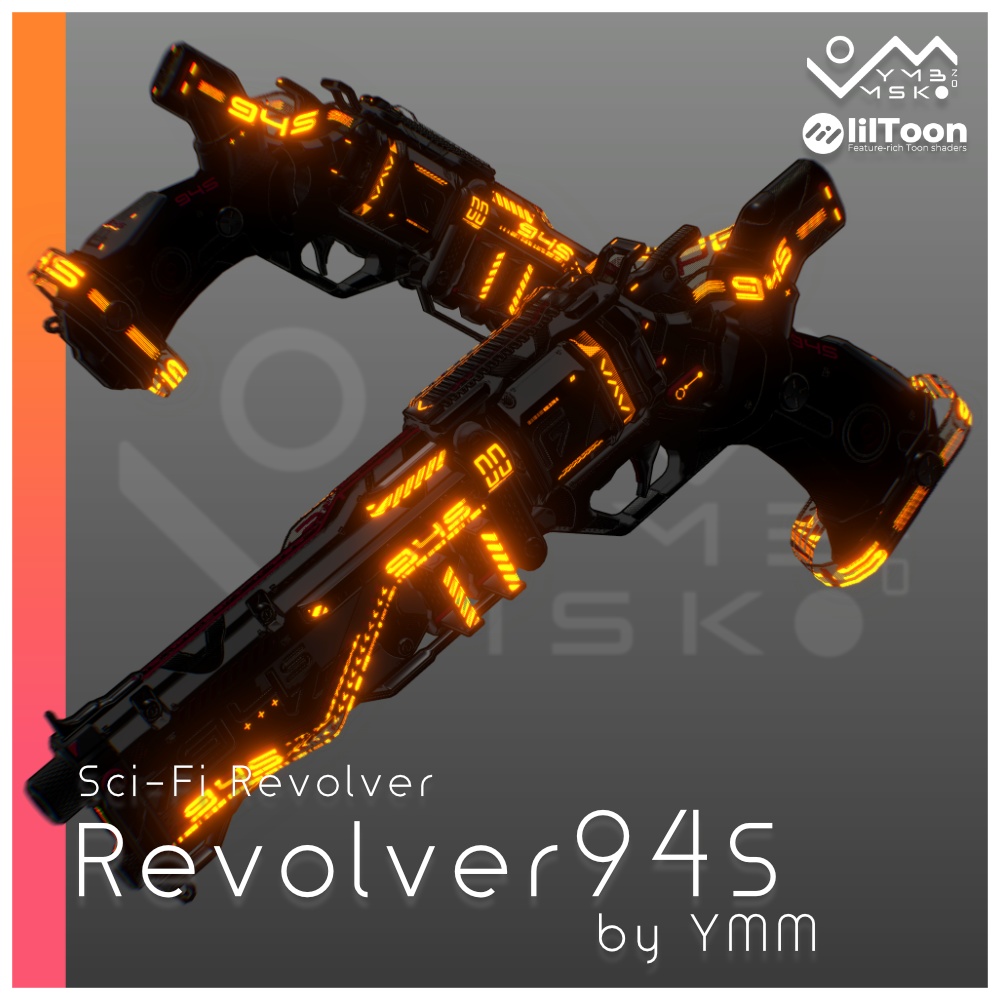 3Dモデル「Revolver94S v2.0」カラバリ有