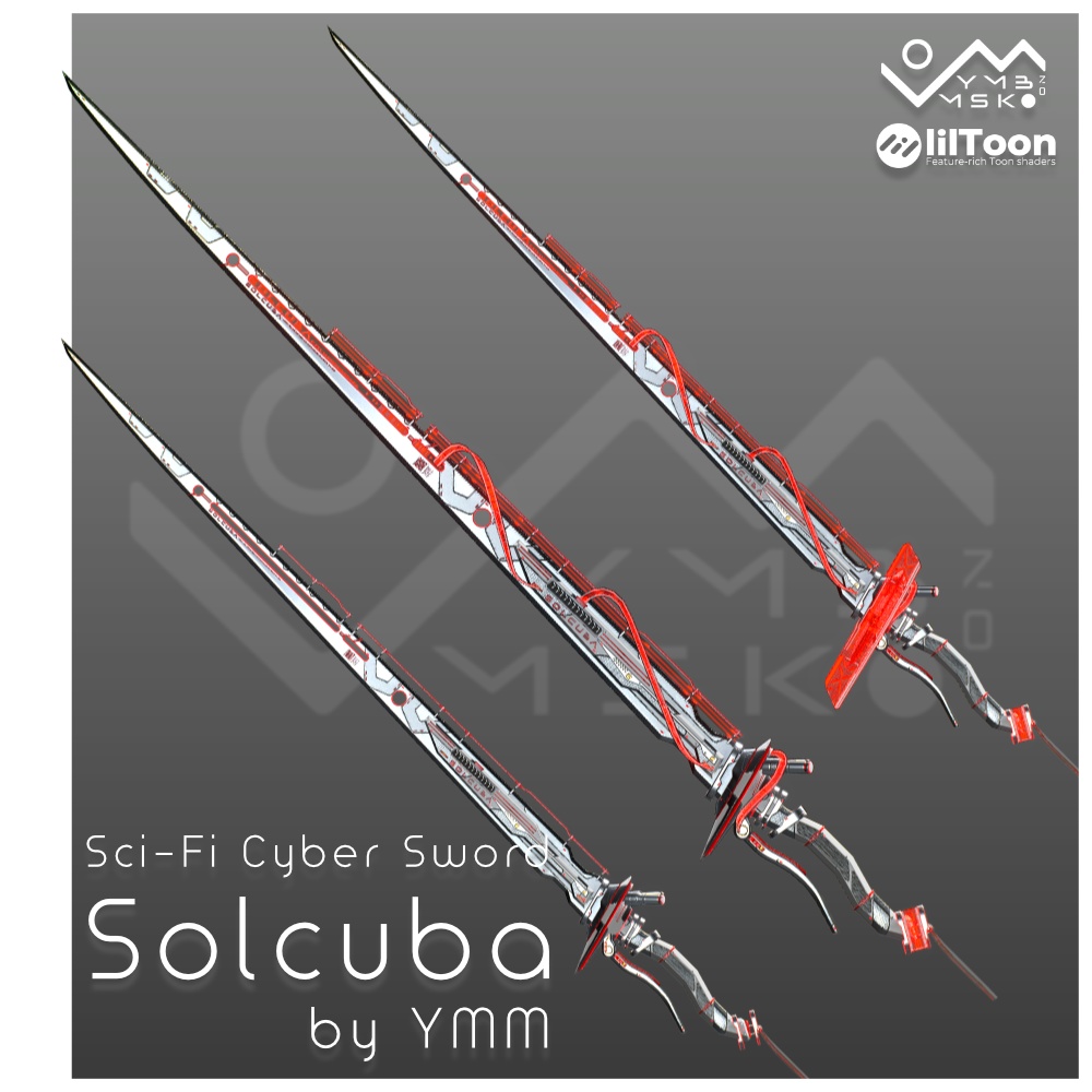 3Dモデル「Solcuba v1.0」PB対応 カラバリ10色有