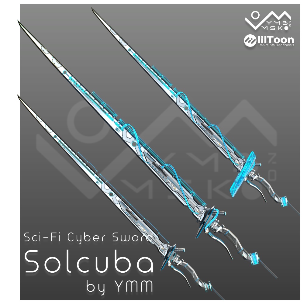 3Dモデル「Solcuba v1.0」PB対応 カラバリ10色有