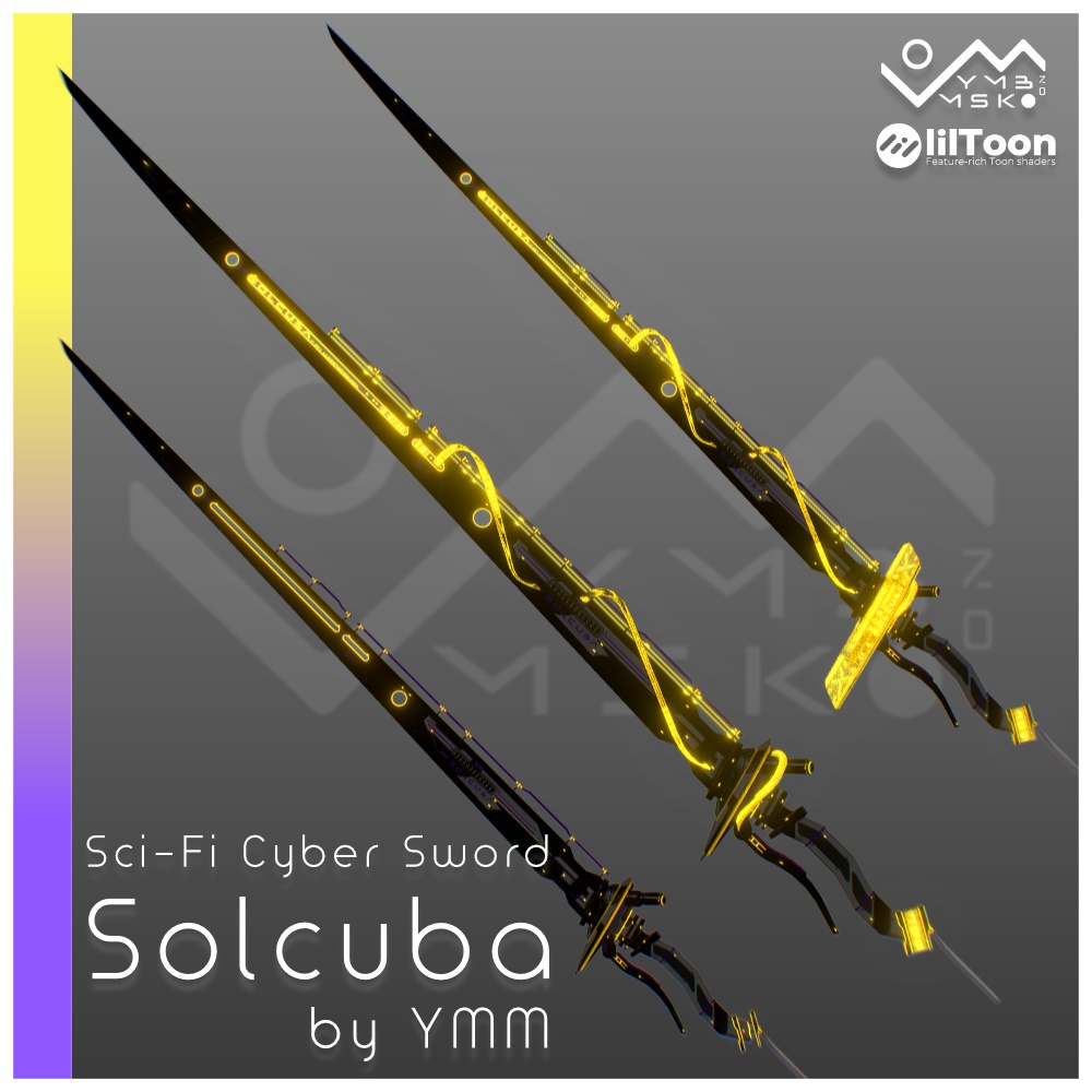 3Dモデル「Solcuba v1.0」PB対応 カラバリ10色有