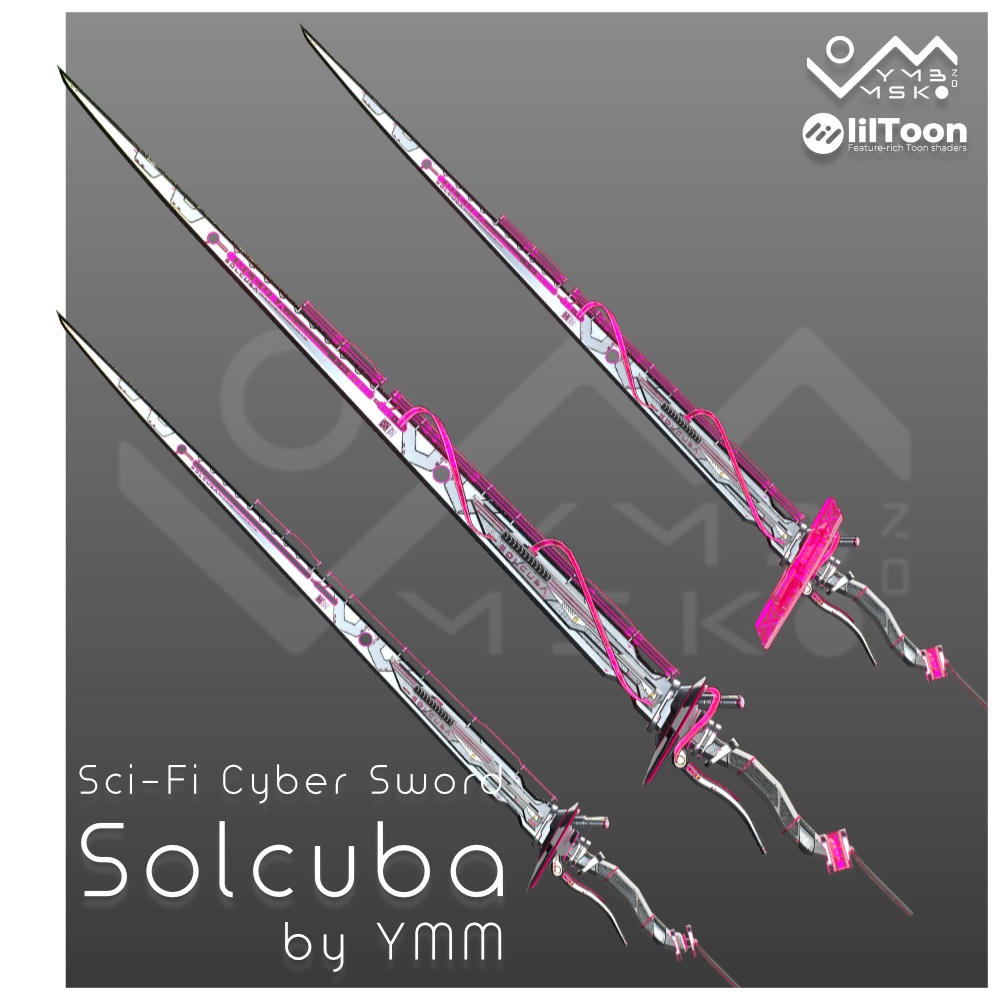 3Dモデル「Solcuba v1.0」PB対応 カラバリ10色有