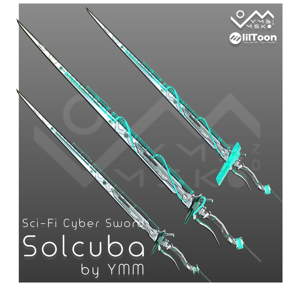 3Dモデル「Solcuba v1.0」PB対応 カラバリ10色有
