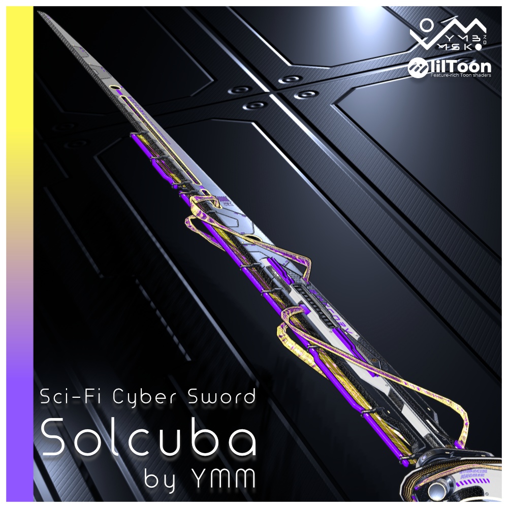 3Dモデル「Solcuba v1.0」PB対応 カラバリ10色有