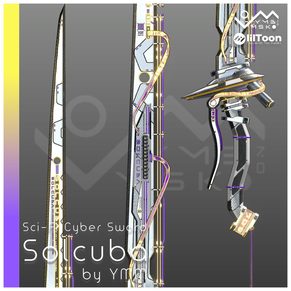 3Dモデル「Solcuba v1.0」PB対応 カラバリ10色有