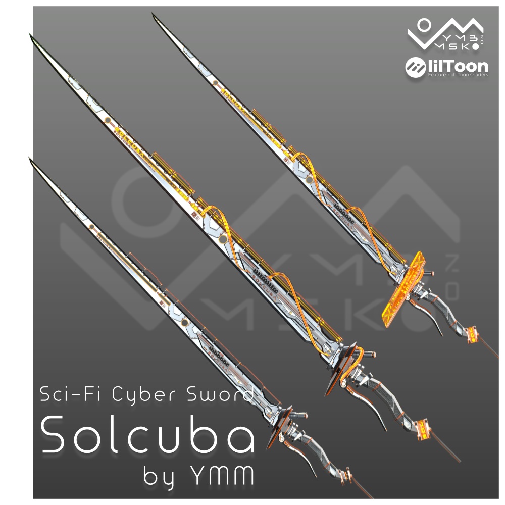 3Dモデル「Solcuba v1.0」PB対応 カラバリ10色有