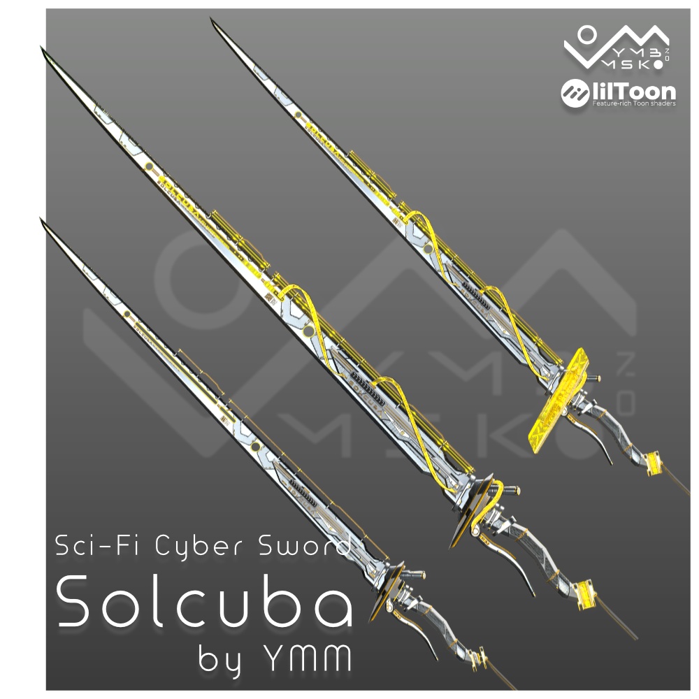 3Dモデル「Solcuba v1.0」PB対応 カラバリ10色有