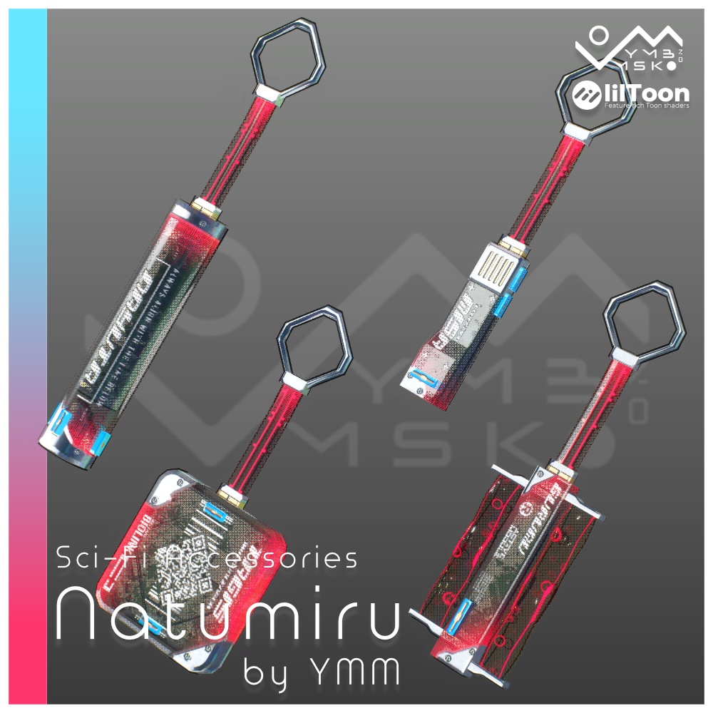 3Dモデル「Natumiru v1.0」PB対応 カラバリ7色有