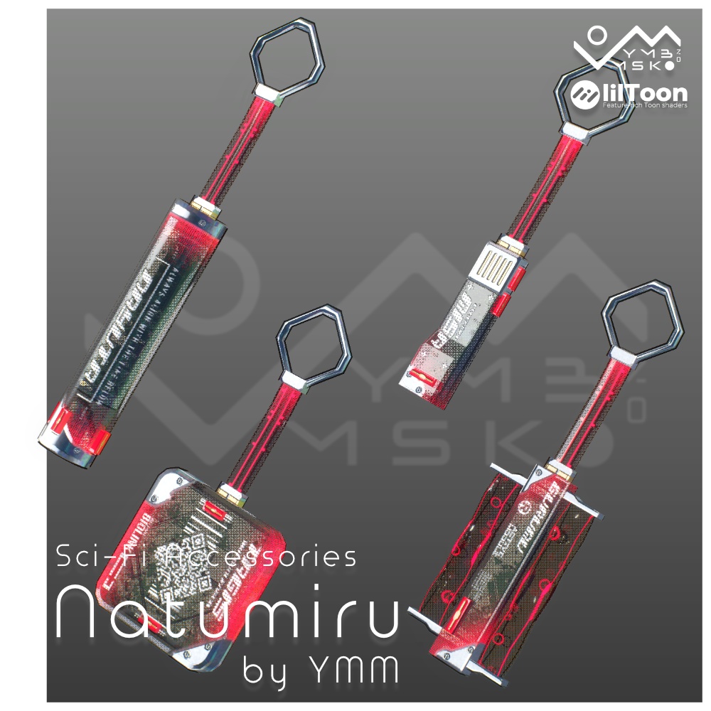 3Dモデル「Natumiru v1.0」PB対応 カラバリ7色有