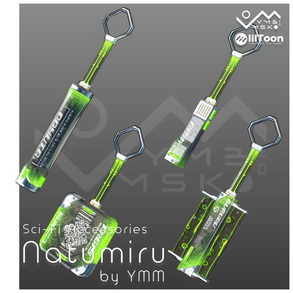 3Dモデル「Natumiru v1.0」PB対応 カラバリ7色有