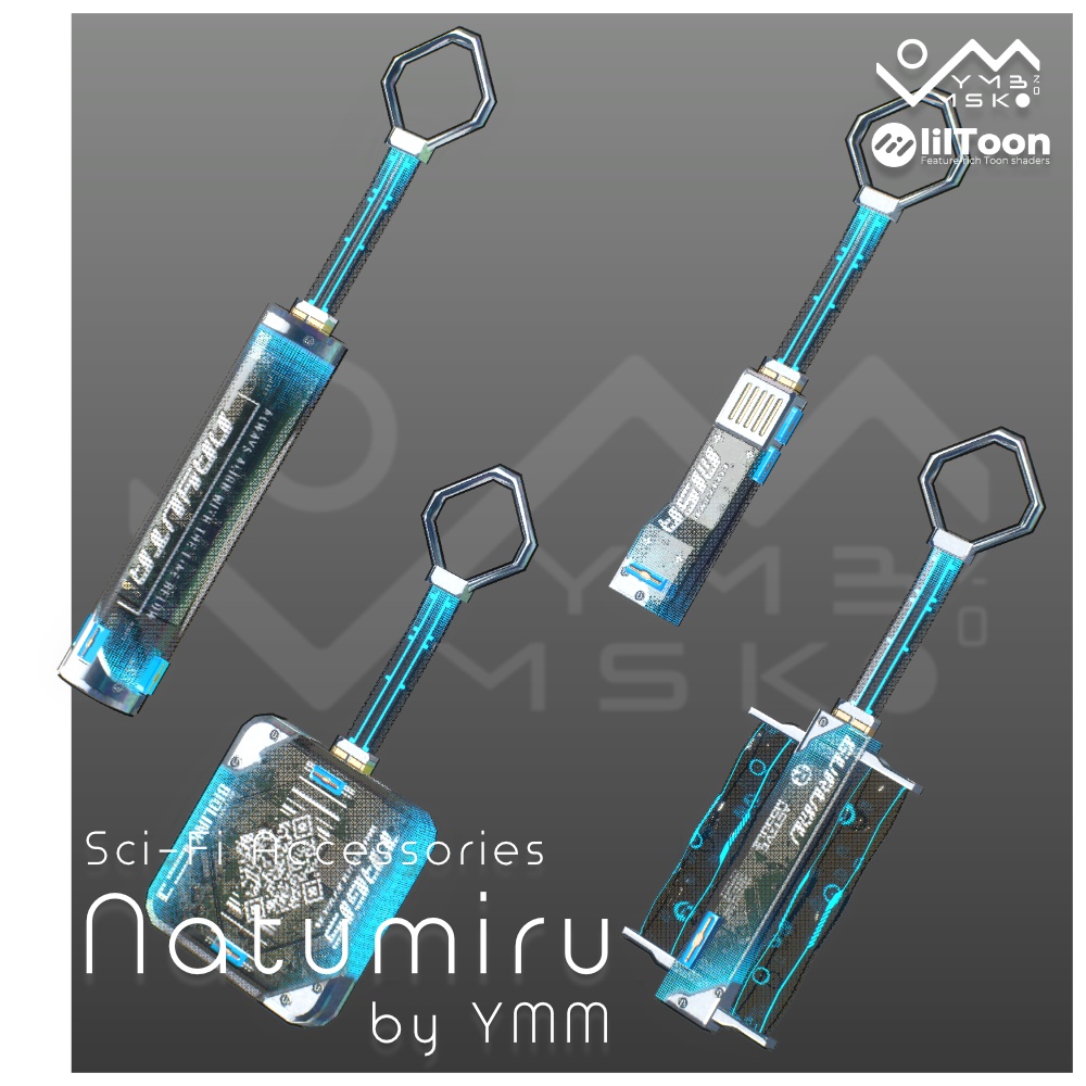 3Dモデル「Natumiru v1.0」PB対応 カラバリ7色有