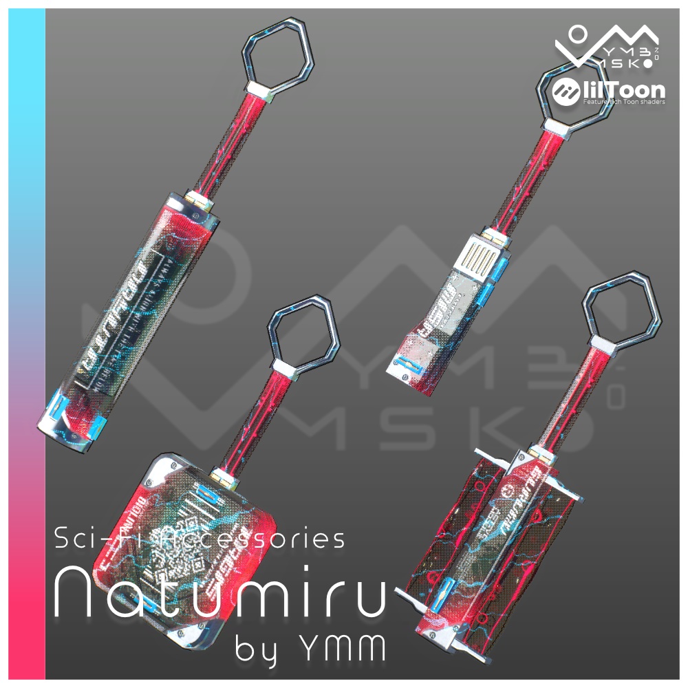 3Dモデル「Natumiru v1.0」PB対応 カラバリ7色有