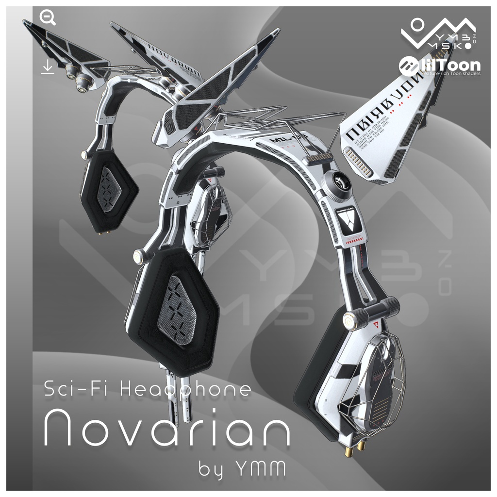 3Dモデル「Novarian v2.0」PB対応 カラバリ10色有