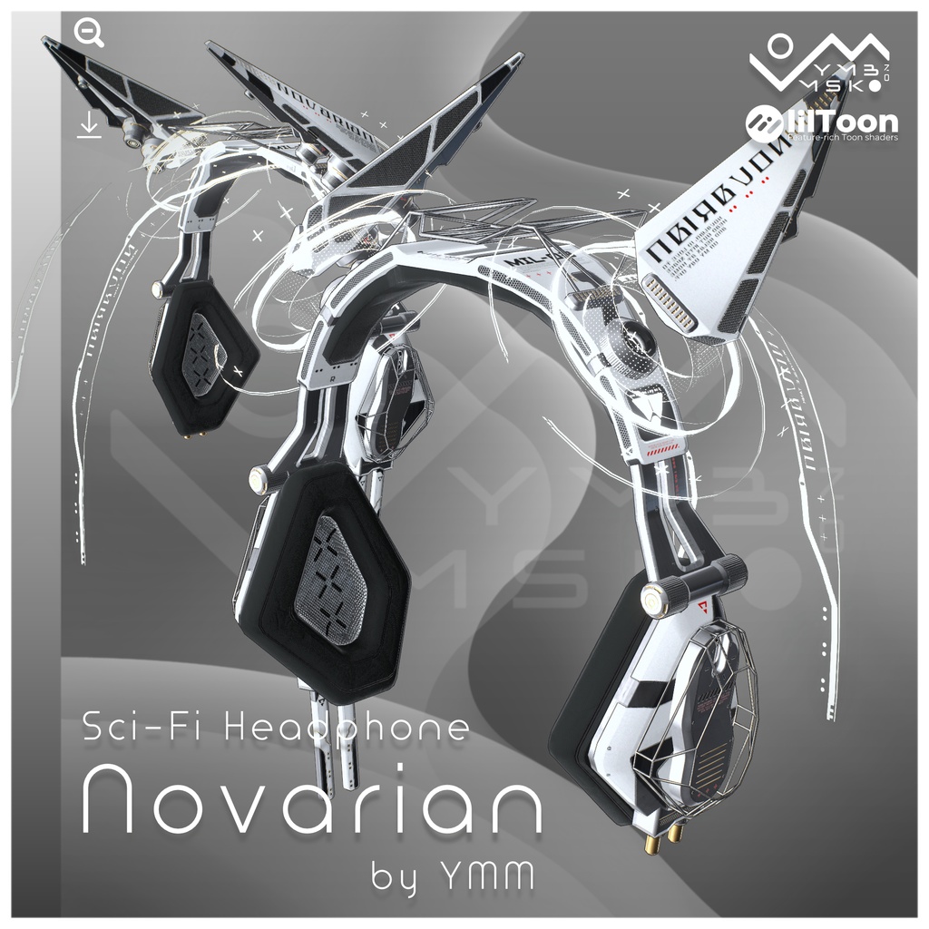 3Dモデル「Novarian v2.0」PB対応 カラバリ10色有