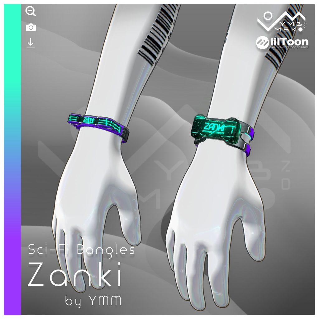 【無料】3Dモデル「Zanki v1.0」PB対応 カラバリ11色有