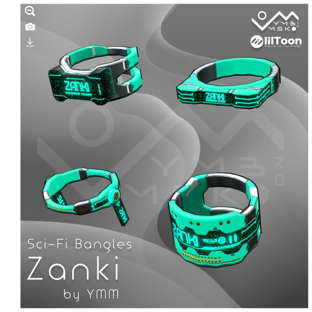 【無料】3Dモデル「Zanki v1.0」PB対応 カラバリ11色有