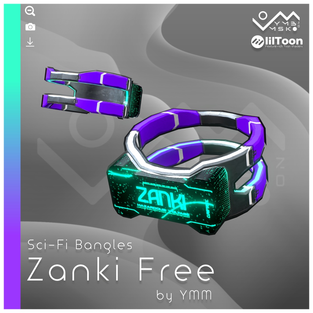 【無料】3Dモデル「Zanki v1.0」PB対応 カラバリ11色有