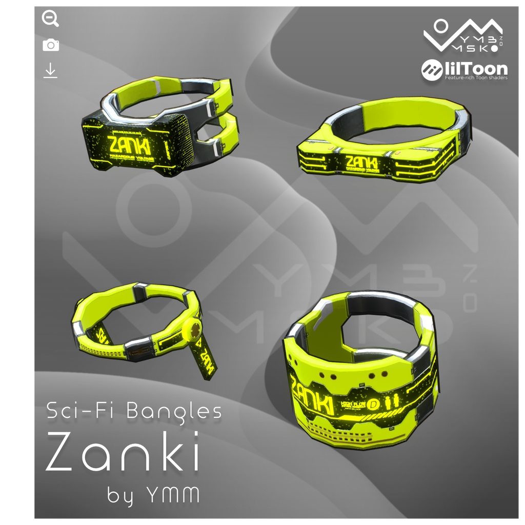 【無料】3Dモデル「Zanki v1.0」PB対応 カラバリ11色有