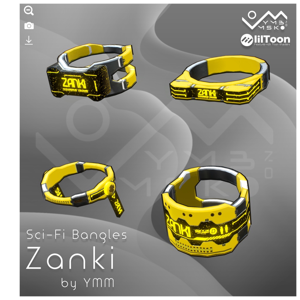 【無料】3Dモデル「Zanki v1.0」PB対応 カラバリ11色有