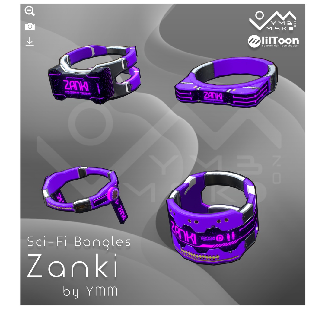 【無料】3Dモデル「Zanki v1.0」PB対応 カラバリ11色有