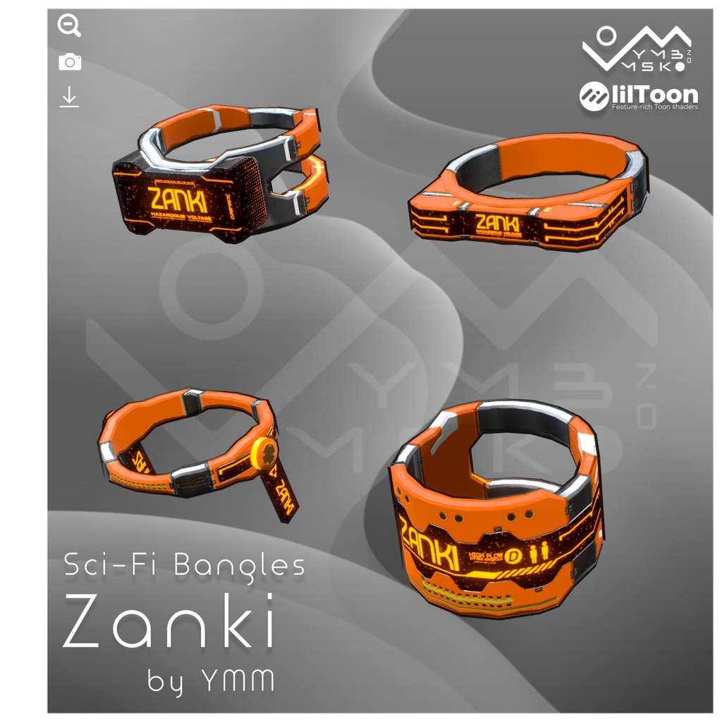 【無料】3Dモデル「Zanki v1.0」PB対応 カラバリ11色有