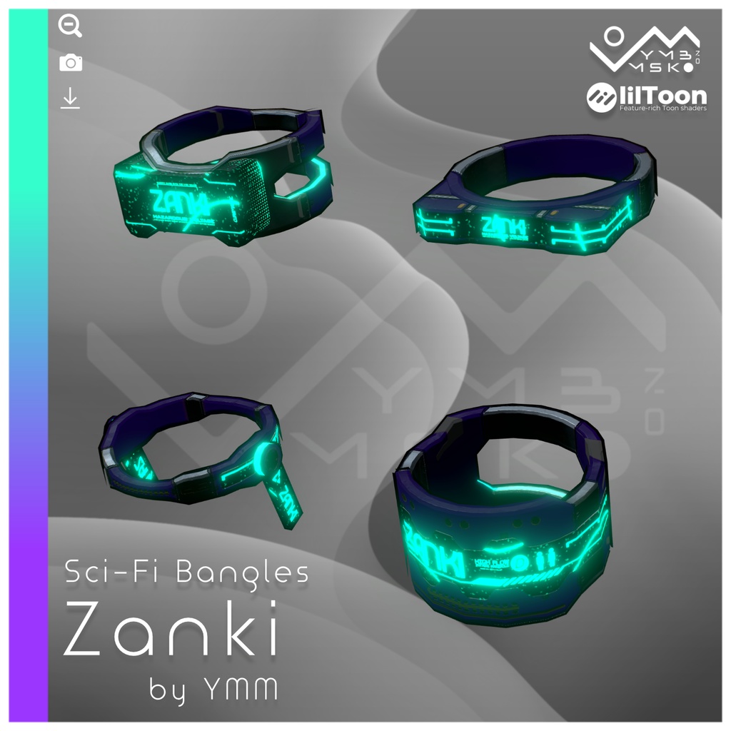 【無料】3Dモデル「Zanki v1.0」PB対応 カラバリ11色有